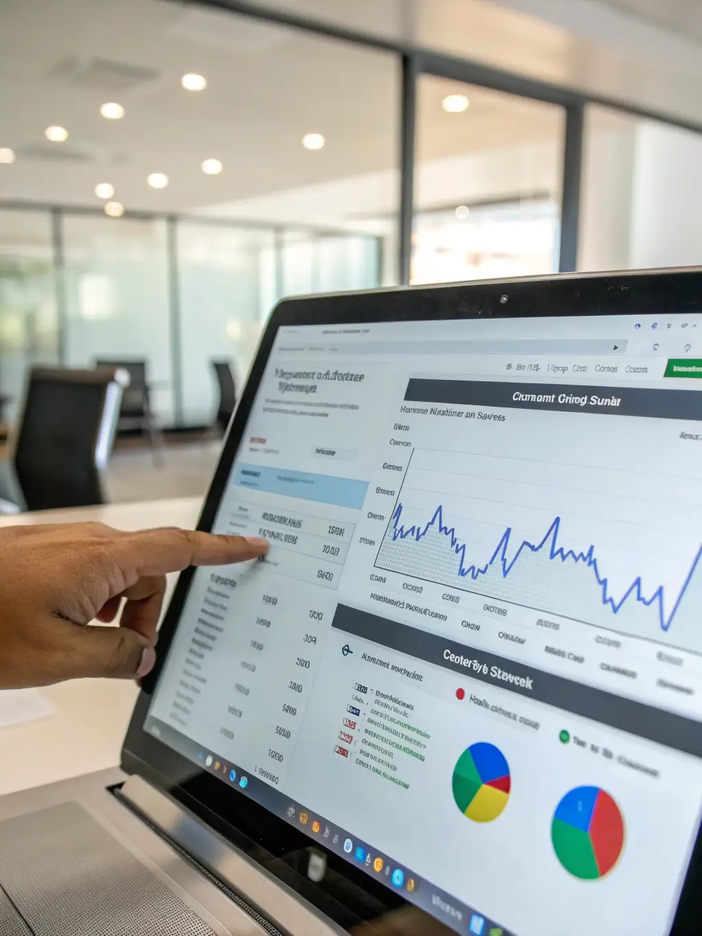 An image showcasing a website being optimized for search engines, with elements like keyword research and analytics dashboards, used to represent SEO services.